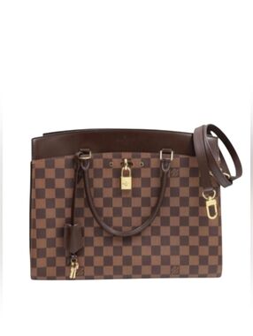 Louis Vuitton (Vintage) Damier Ebene Rivoli MM Handbag-EUC
